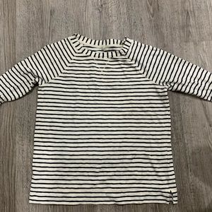 Lou & Grey Striped White Top